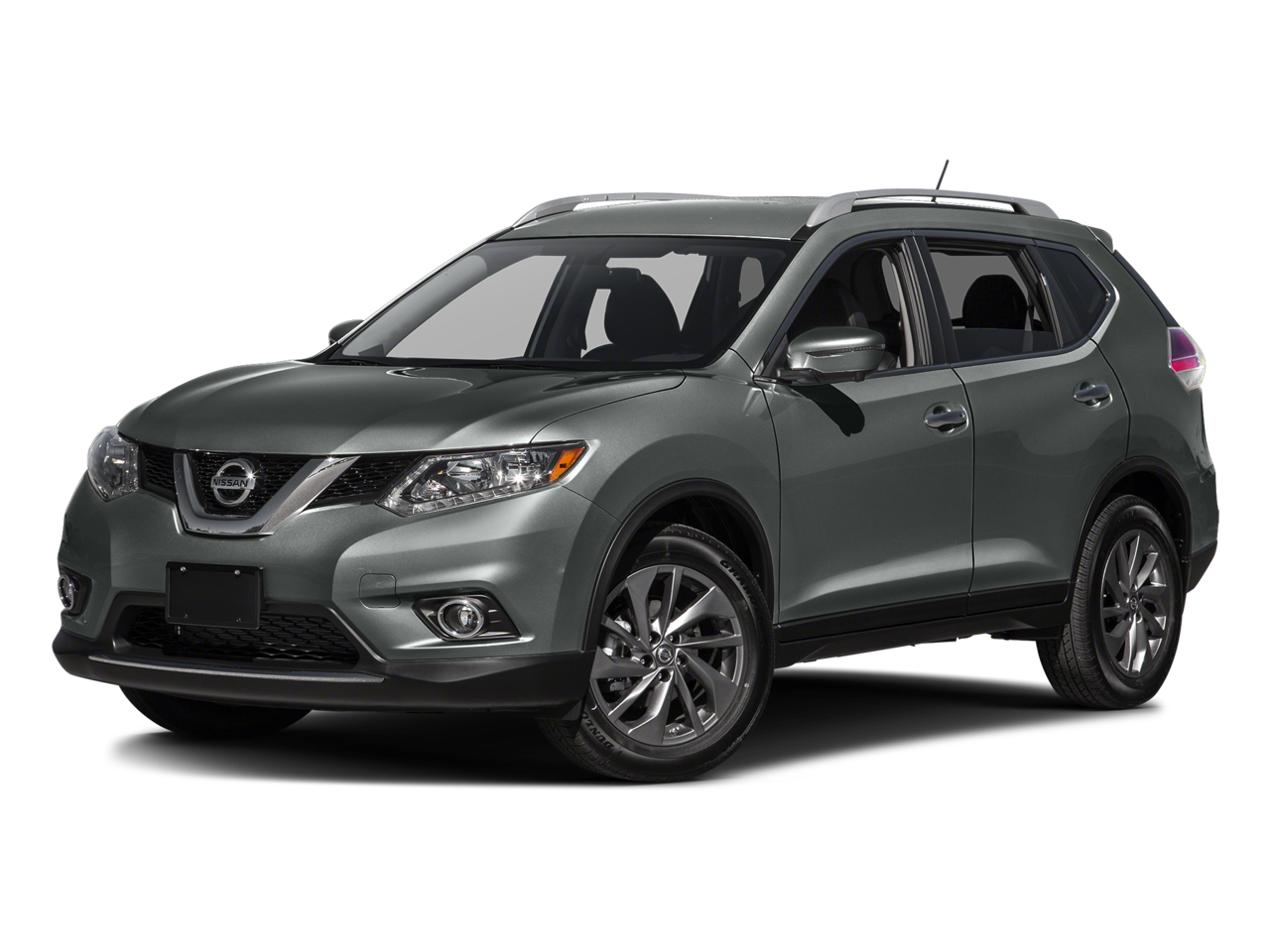 2016 Nissan Rogue SL in Gun Metallic — front three-quarter view