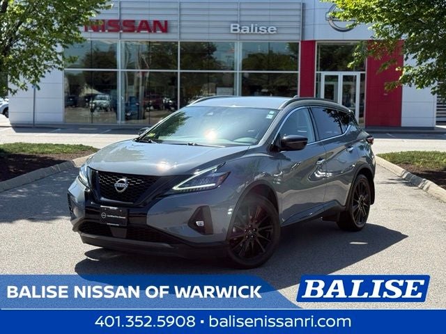 2023 Nissan Murano SV in Boulder Gray Pearl — front three-quarter view