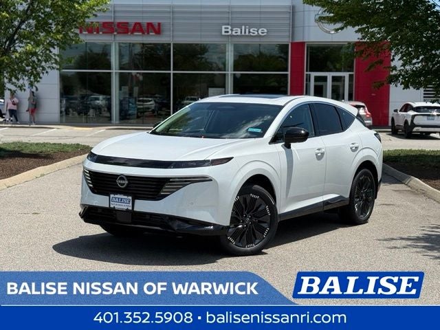 2026 Nissan Murano Platinum in Everest White Pearl Tricoat — front three-quarter view